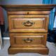 Solid Oak Dresser and Nightstand