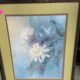 Painting - framed white flower